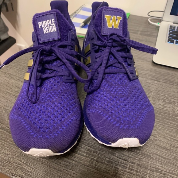 Purple and gold Washington huskies ultra boost - Picture 2 of 2